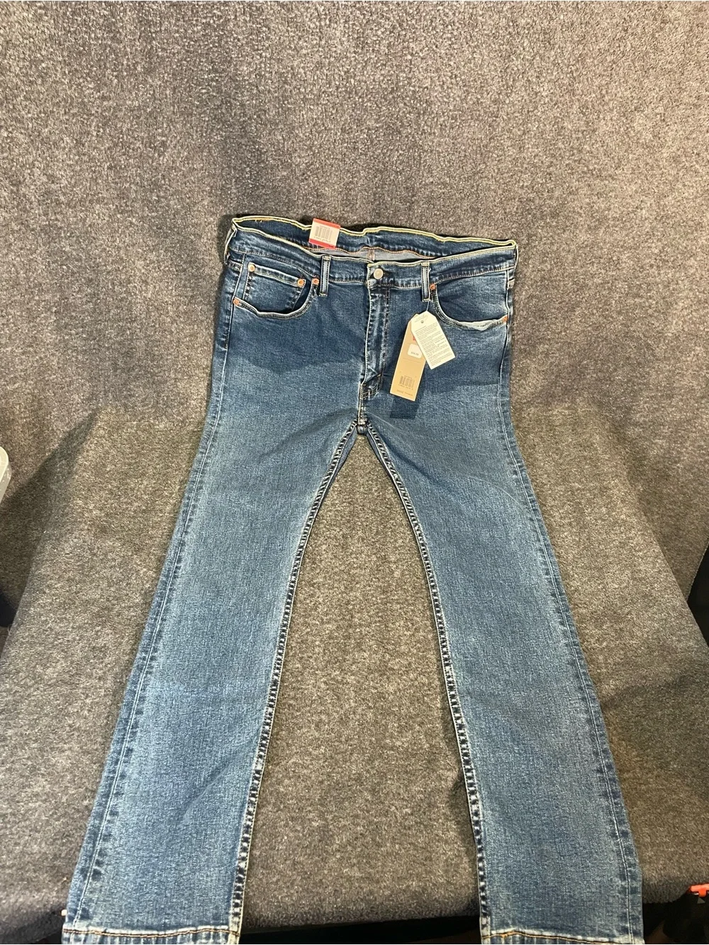 Levis 519 Extreme Skinny Jeans Mens 38x32 Stretch Fit NEW NWT